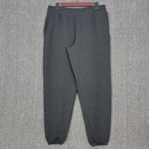 Mondetta Sweatpants Womens Large Heather Gray Fleece Joggers Stretch Taper